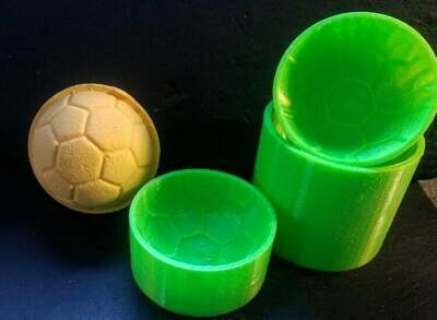 FOOTBALL  2.5&quot;
All 3d moulds are made to order. 
can take up to 10 working days lead time at busy periods