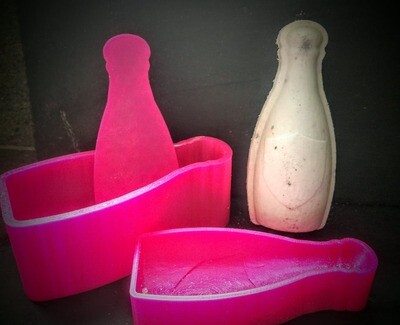 champagne bottle( BACK IS FLAT) BBHP EXCLUSIVE
All 3d moulds are made to order. 
can take up to 10 working days lead time at busy periods