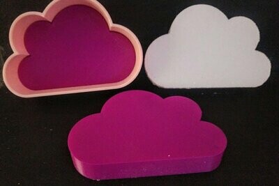 4x3" Cloud
All 3d moulds are made to order. 
can take up to 10 working days lead time at busy periods