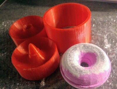 2.5 &quot; Doughnut BBHP EXCLUSIVE 
 All 3d moulds are made to order. 
can take up to 10 working days lead time at busy periods
