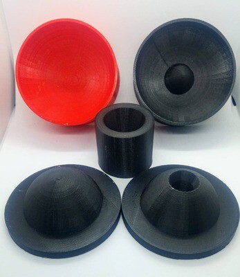 The Bomb Shell 3&quot;LARGE . 5 piece set BBHP EXCLUSIVE
Moulds are made to order. up to 10 working days lead time on all 3d moulds.