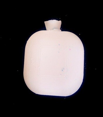 Square bottle bomb shell 3"(Large) leaf not included
Moulds are made to order. up to 10 working days lead time on all 3d moulds.