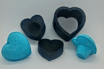 Bomb shell heart stopper ( perfect for 2.5 bomb shell )BBHP EXCLUSIVE
All 3d moulds are made to order. 
can take up to 10 working days lead time at busy periods