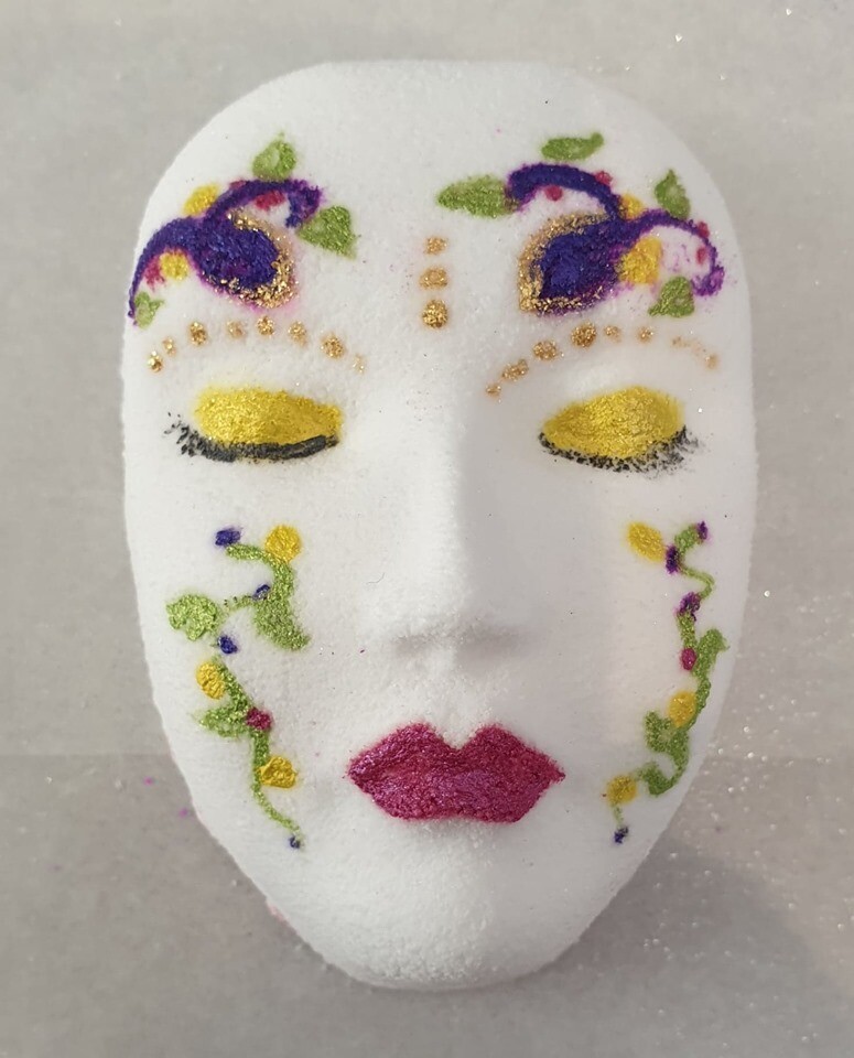venetian mask (Plain) approx 162g BBHP EXCLUSIVE