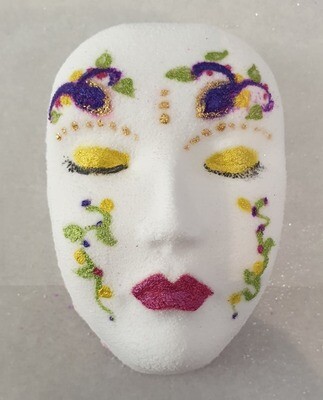 venetian mask (Plain) approx 162g BBHP EXCLUSIVE
