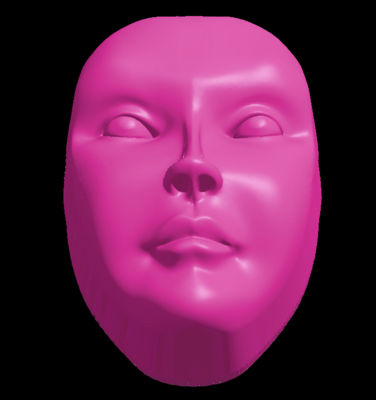 venetian mask (Plain) approx 162g BBHP EXCLUSIVE