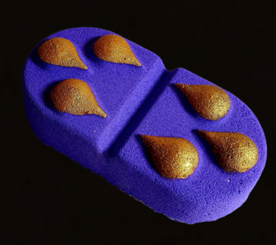 BBHP EXCLUSIVE Snap style mould approx 80g 
Perfect for shower foamers, Melt &amp; Pour soap &amp; Mini bath bombs