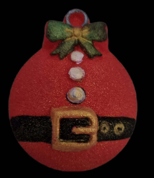 Santa belly Christmas Bauble   BBHP EXCLUSIVE approx 150g