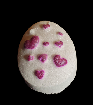 Easter Egg with hearts  BBHP Exclusive 
Available in small Aprrox 60g and Large 150g