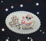 Santa sleigh (oval ) BBHP EXCLUSIVE