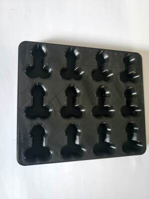 Tray of 12 micro Willies  perfect to add in mylar bags 
Eggs weigh roughly 6g each .Tray is 130 x 110mm x14mm height