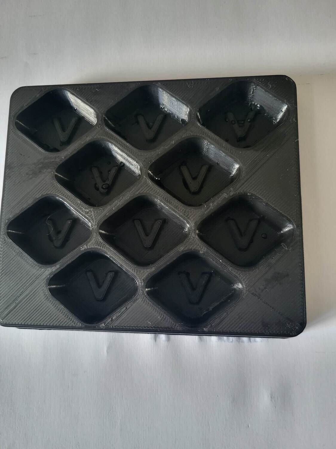 Tray of 12 micro V (Viagra) perfect to add in mylar bags 
Tray is 130 x 110mm x14mm height