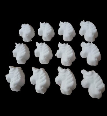 Tray of 12 micro Unicorns perfect to add in mylar bags 
Tray is 130 x 110mm x14mm height