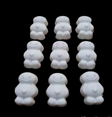 Tray of 9 micro Jelly Babies perfect to add in mylar bags 
Tray is 130 x 110mm x14mm height
