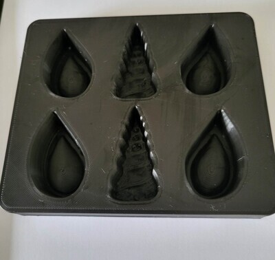 Tray of  mini Unicorn Horn &amp; Ears perfect to add in mylar bags .
Also available in Micro 
Tray is 130 x 110mm x14mm height