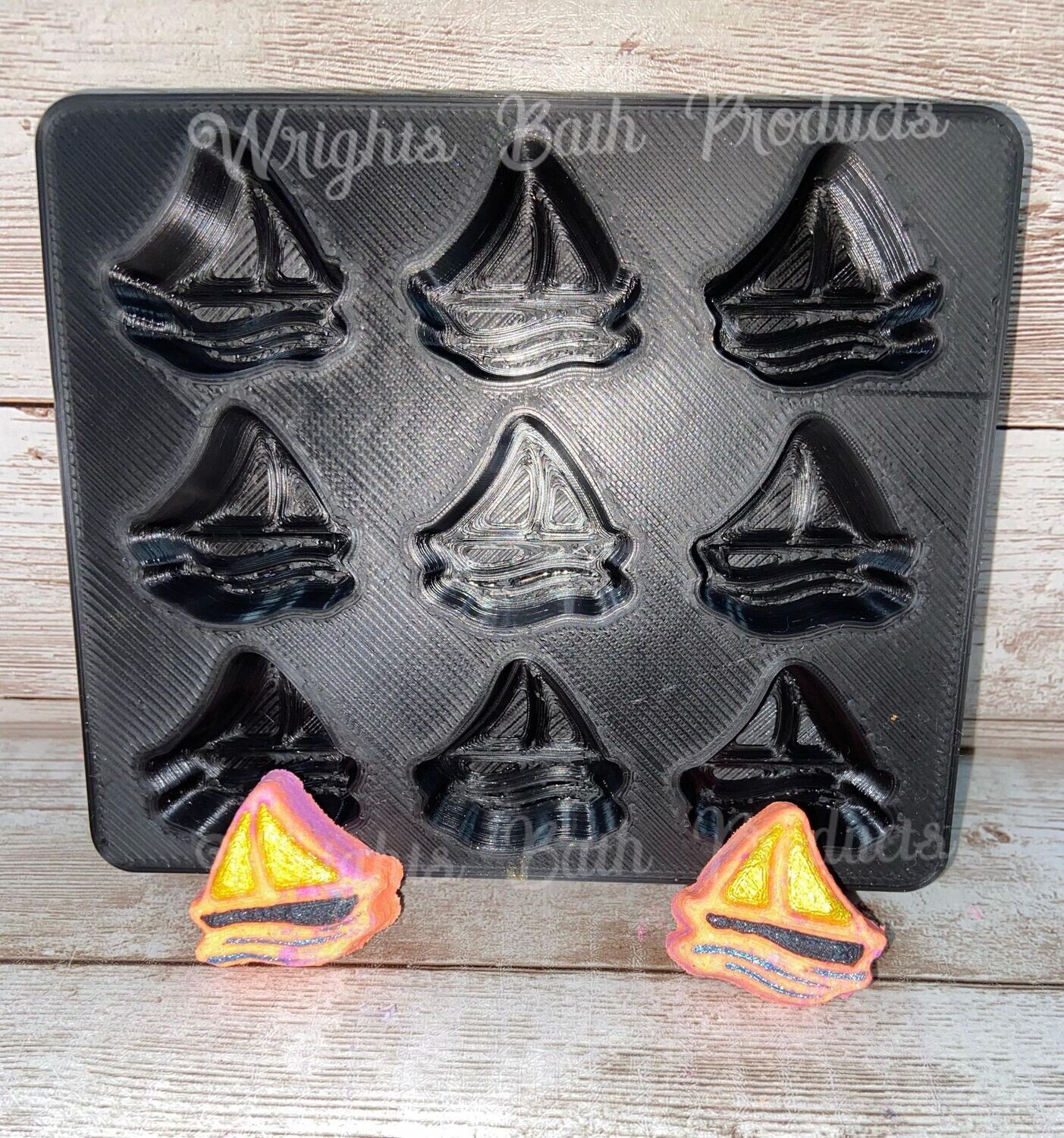 Tray of sailing boats  perfect to add in mylar bags &amp; Frosting Pots