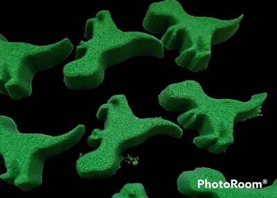 Tray of  Micro dinosaurs (4) perfect to add in mylar bags &amp; Frosting Pots