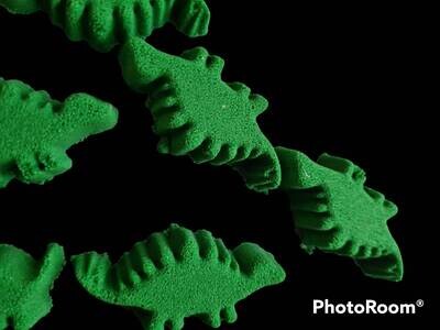 Tray of  Micro dinosaurs (3) perfect to add in mylar bags &amp; Frosting Pots
