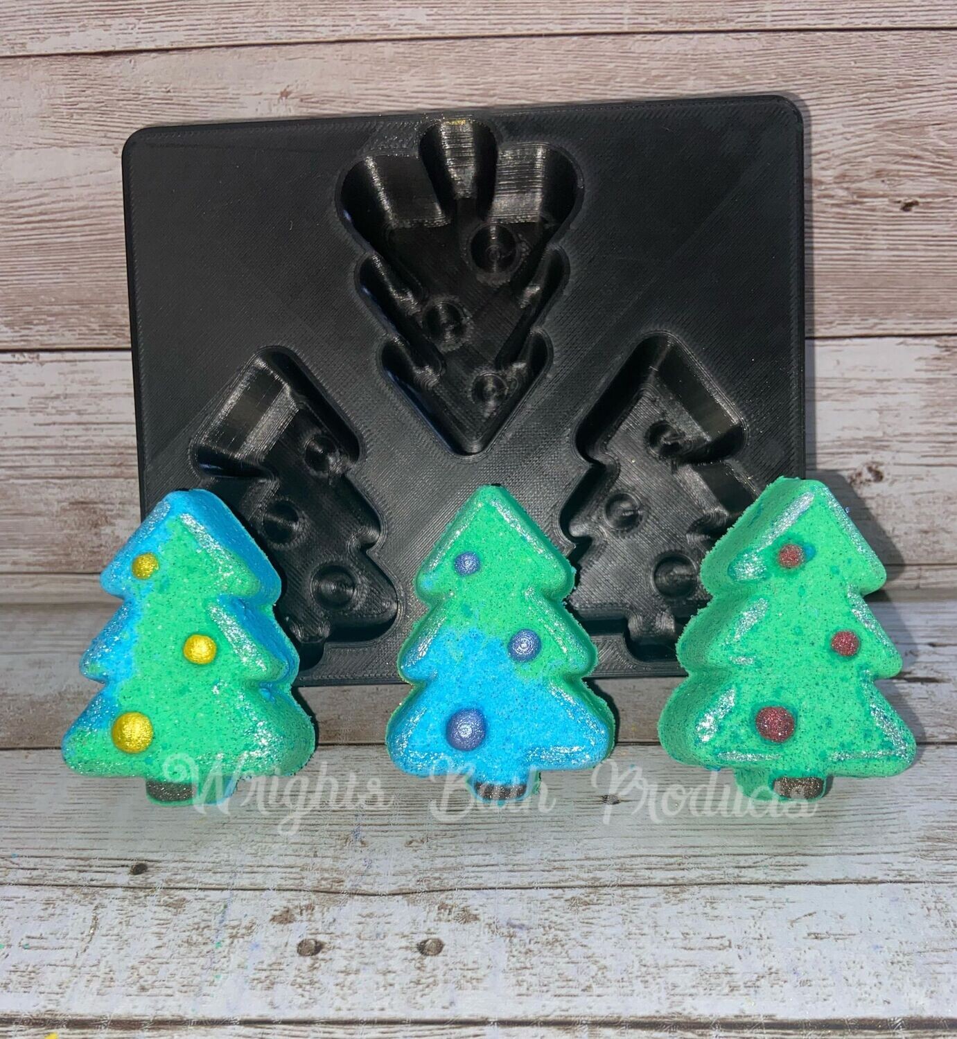 Tray of  mini trees perfect to add in mylar bags &amp; Advent calenders