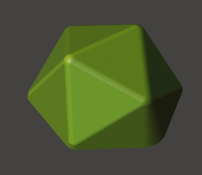 D20 DICE VAC MOULD (2pieces)