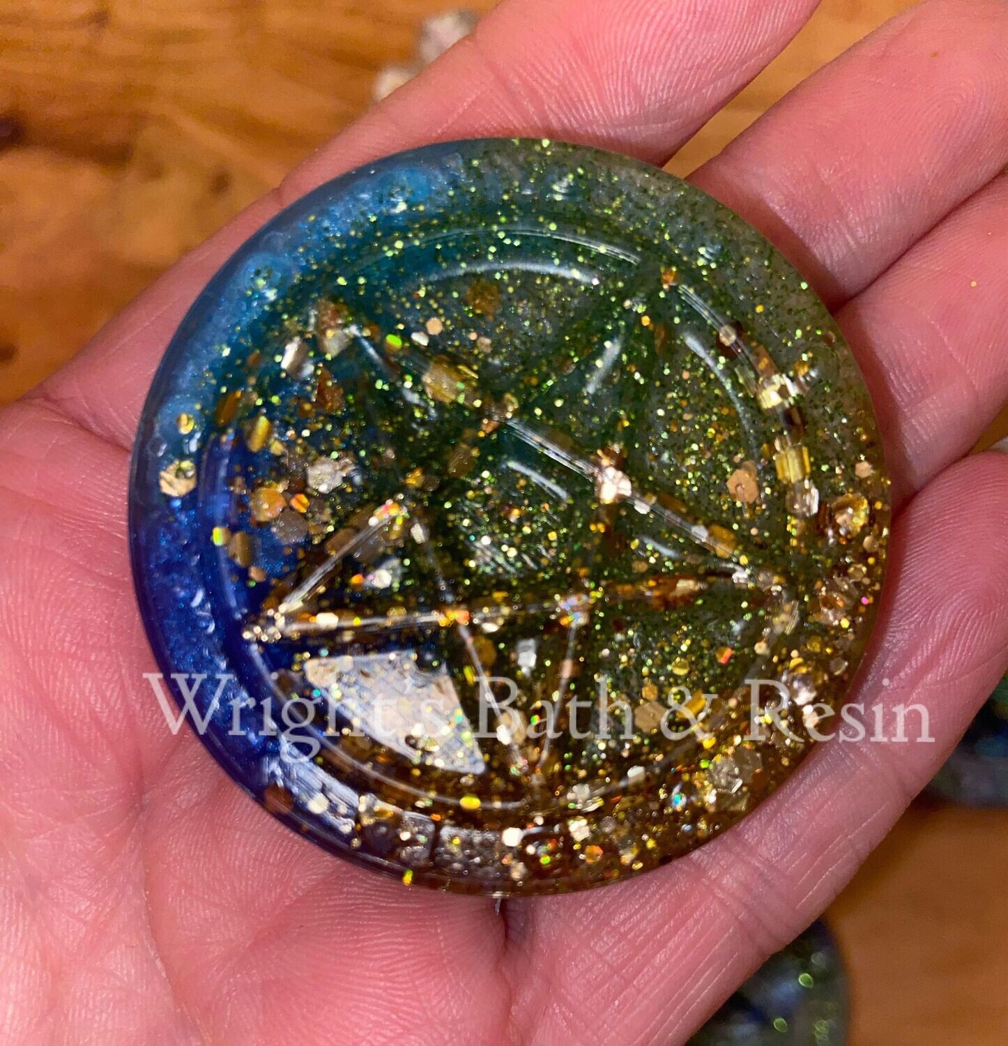 Pentagram Pocket Hug resin mould (4 per mould) BBHP EXCLUSIVE