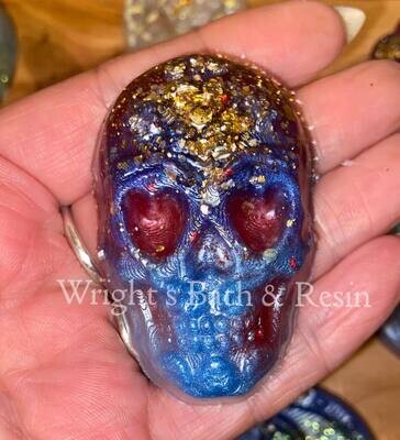 Sugar love skull Pocket Hug resin mould (4 per mould) BBHP EXCLUSIVE