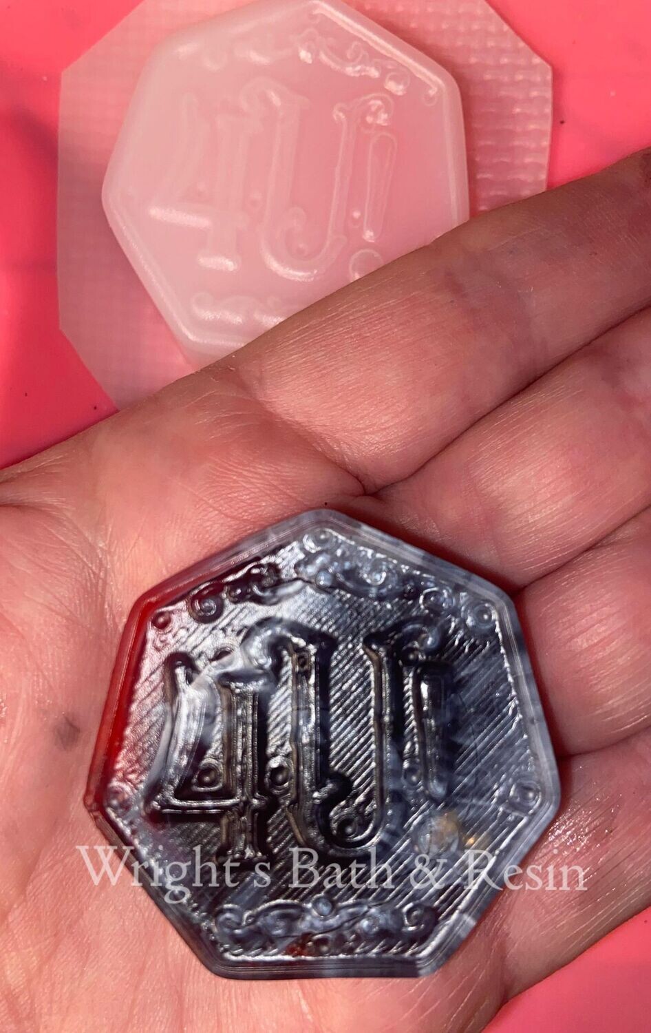 4U Pocket Hug resin mould (4 per mould) BBHP EXCLUSIVE
