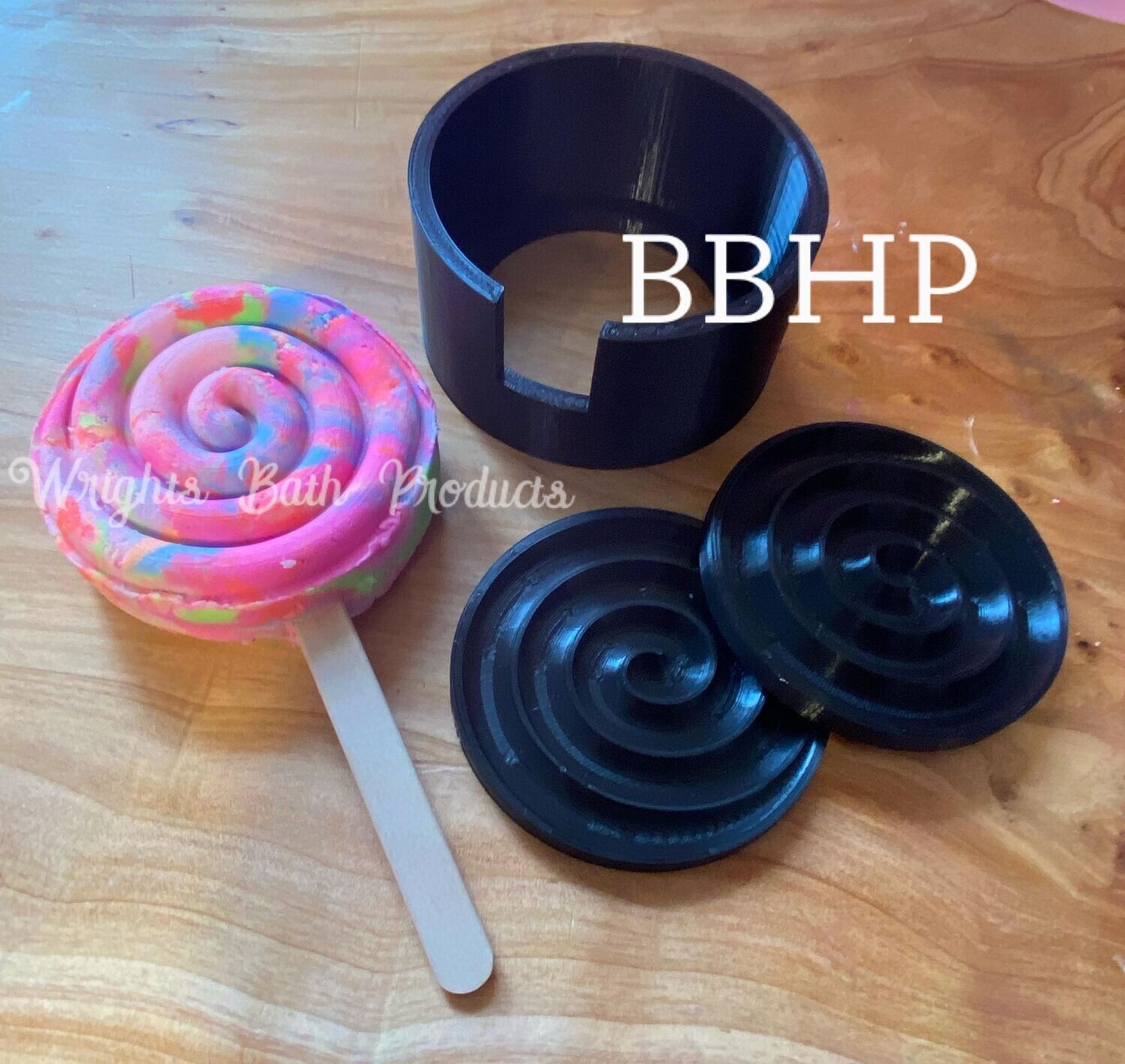 Swirl Bubble Bar Mould BBHP EXCLUSIVE
All 3d moulds are made to order. 
can take up to 10 working days lead time at busy periods