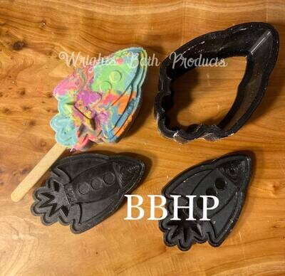 Rocket Bubble Bar Mould BBHP EXCLUSIVE 
Approx 180g ( BIG)
All 3d moulds are made to order. 
can take up to 10 working days lead time at busy periods