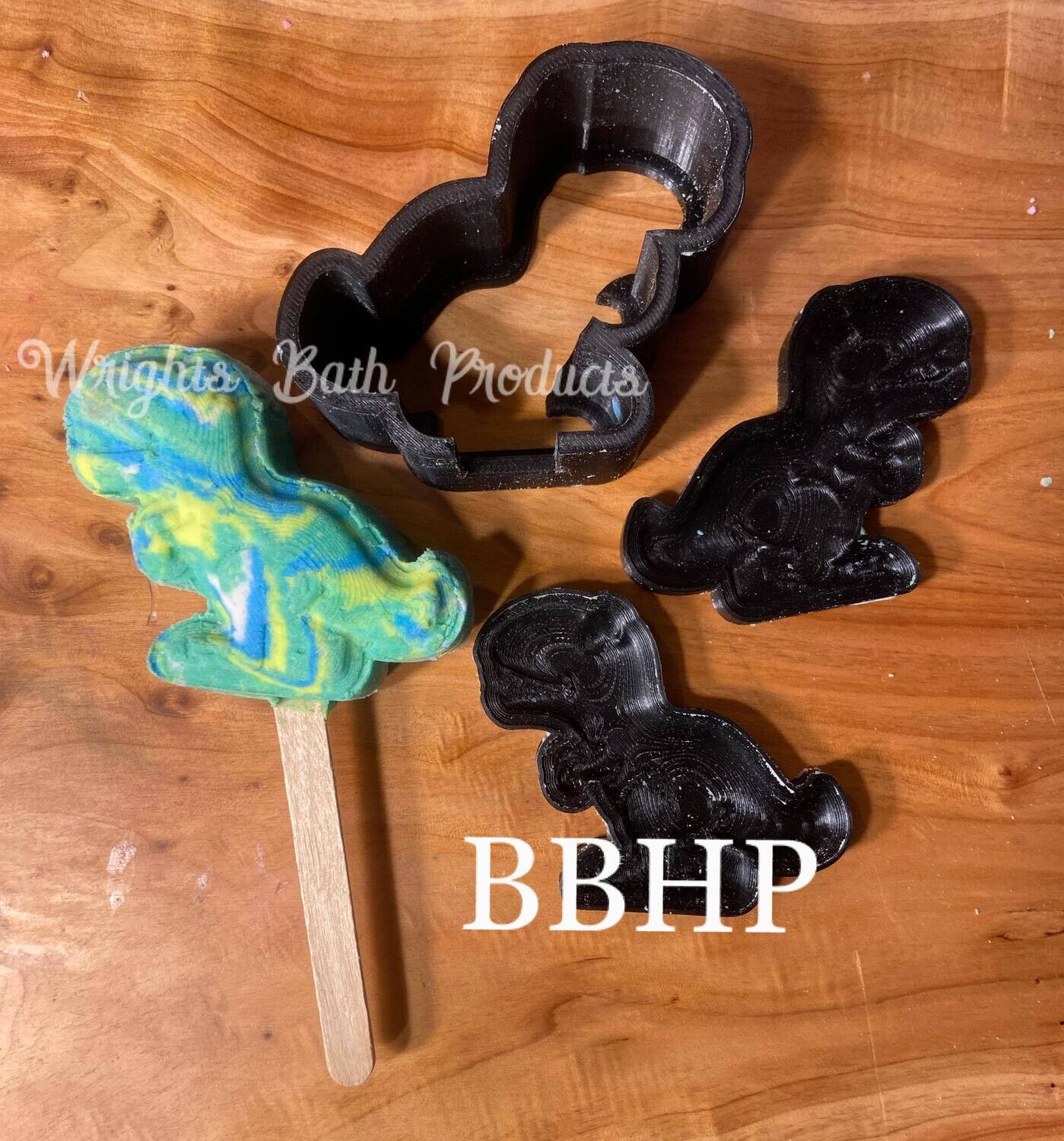 Dinosaur Bubble Bar Mould BBHP EXCLUSIVE 
Approx 90g
All 3d moulds are made to order. 
can take up to 10 working days lead time at busy periods