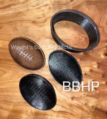 Rugby ball Mould BBHP EXCLUSIVE 
Approx 100g
All 3d moulds are made to order. 
can take up to 10 working days lead time at busy periods