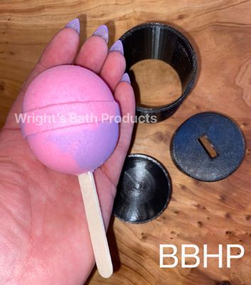 NEW STYLE round Bubble Bar and bath bomb Mould BBHP EXCLUSIVE 
Approx 200g
All 3d moulds are made to order. 
can take up to 10 working days lead time at busy periods