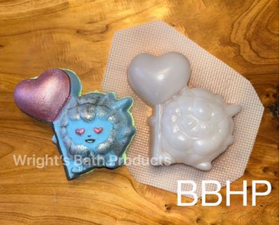 Love sheep bath bomb mould
