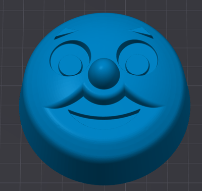 Thomas Face   bath bomb mould