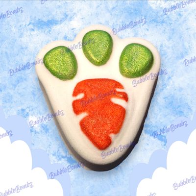 Carrot Bunny Paw  bath bomb mould