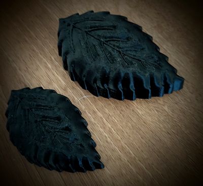 Small rose leaf vac mould