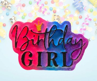 Birthday Girl bath bomb mould  BBHP EXCLUSIVE approx 150g