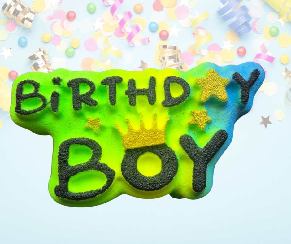 Birthday Boy bath bomb mould  BBHP EXCLUSIVE approx 150g