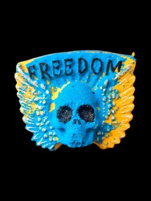 Winged Skull bath bomb mould  BBHP EXCLUSIVE approx 150g