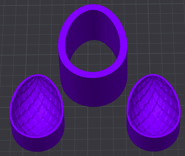 2.2&quot; Dragon Egg mold for Egg cartons