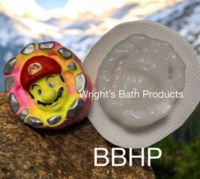 Game character 5  bath bomb mould  BBHP EXCLUSIVE approx 150g