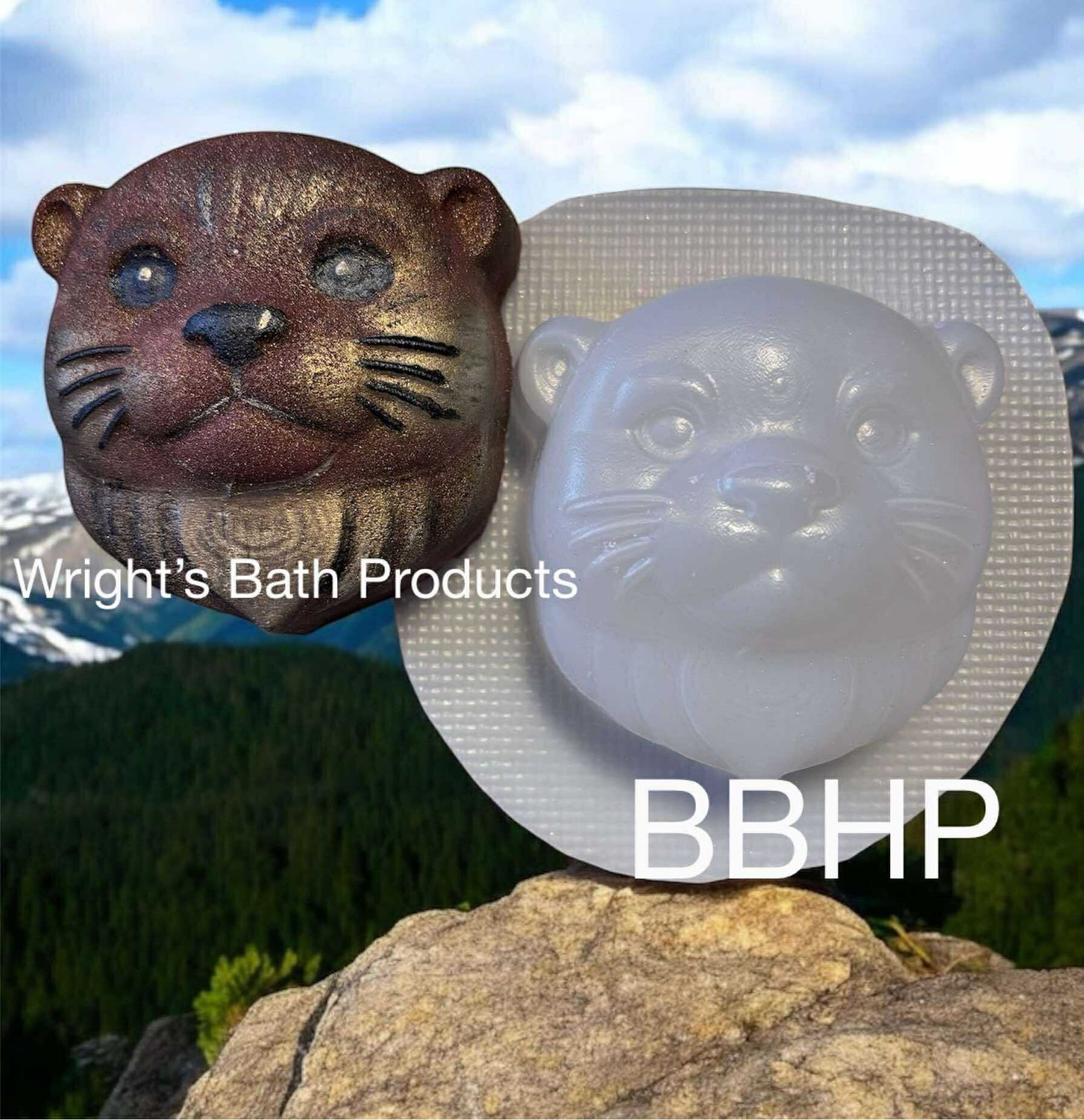 Otter bath bomb mould  BBHP EXCLUSIVE approx 150g