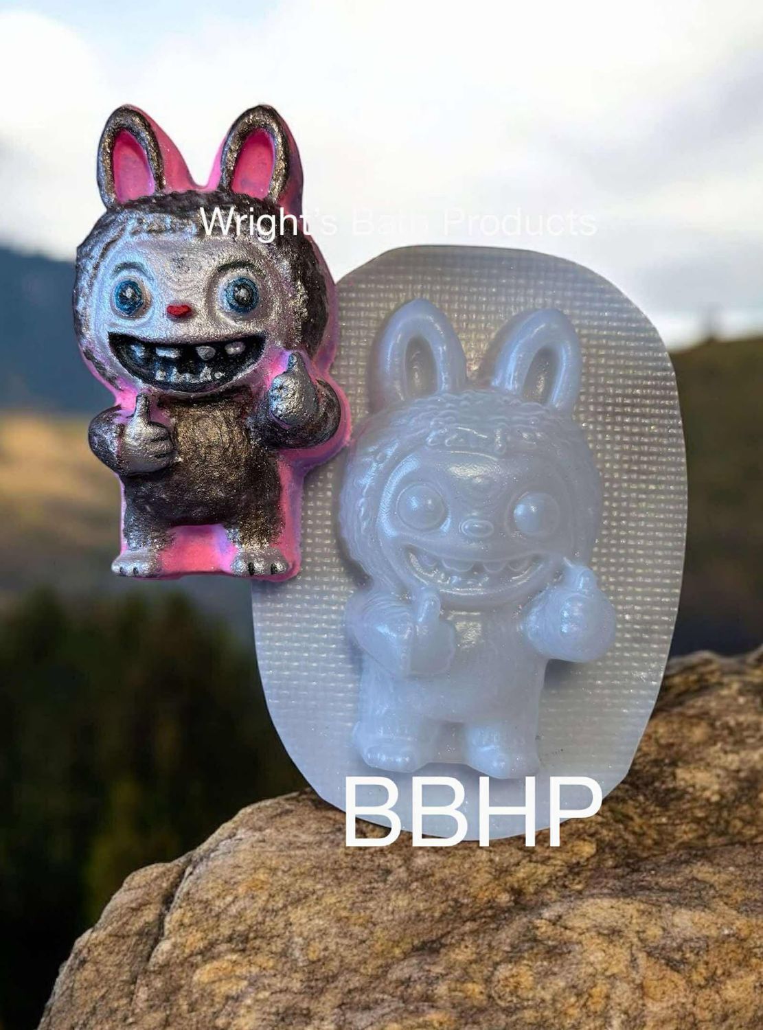 Small Labubu bath bomb mould  BBHP EXCLUSIVE Approx 85g