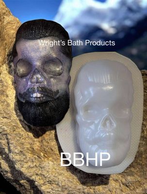 Large Hipster Skull bath bomb mould  BBHP EXCLUSIVE Approx 400g