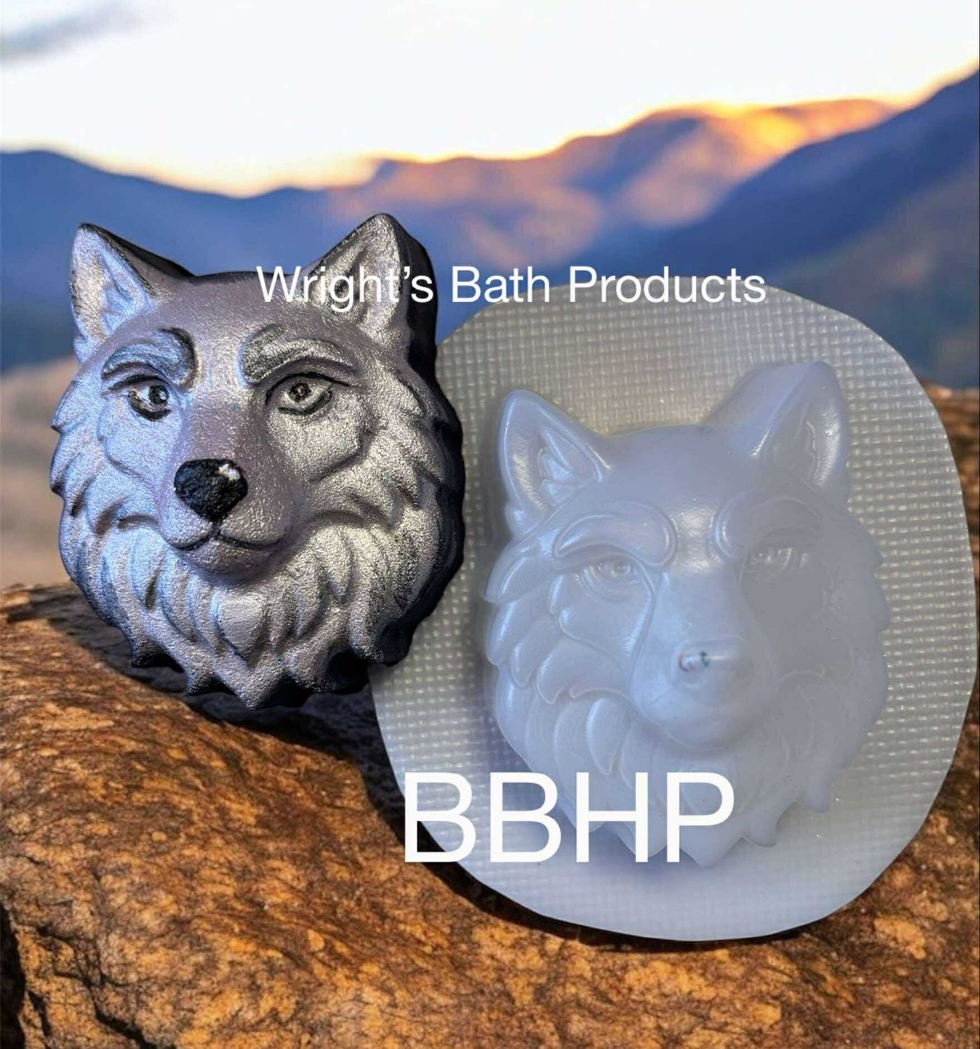 wolf bath bomb mould  BBHP EXCLUSIVE Approx 150g