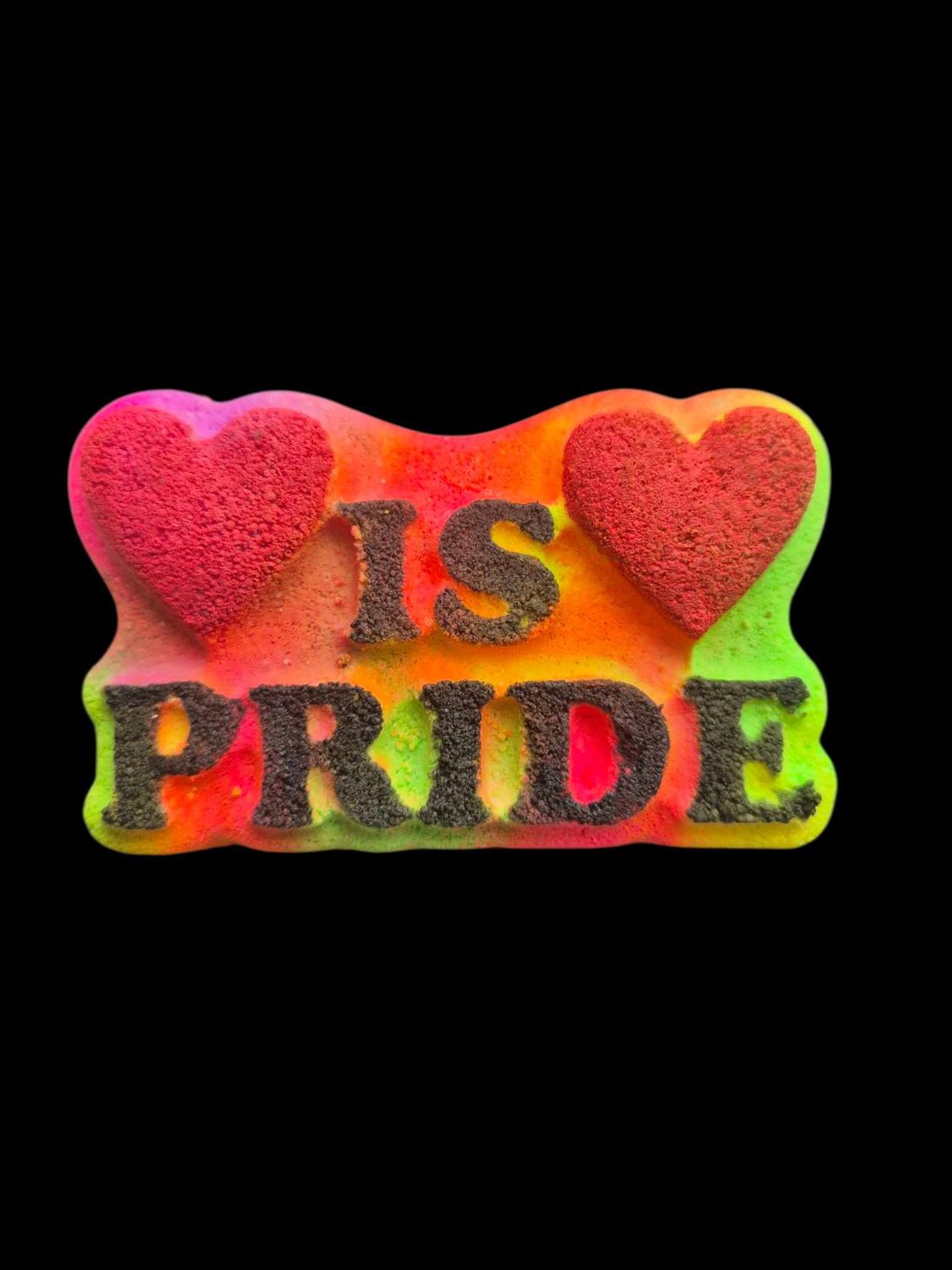 Love is Love, Pride bath bomb mould  BBHP EXCLUSIVE Approx 150g