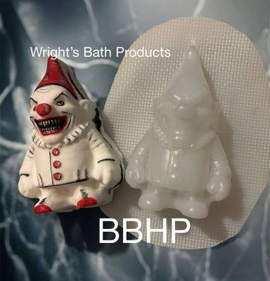 Evil Clown Gnome (Tinman)  bath bomb mould  BBHP EXCLUSIVE Approx 150g