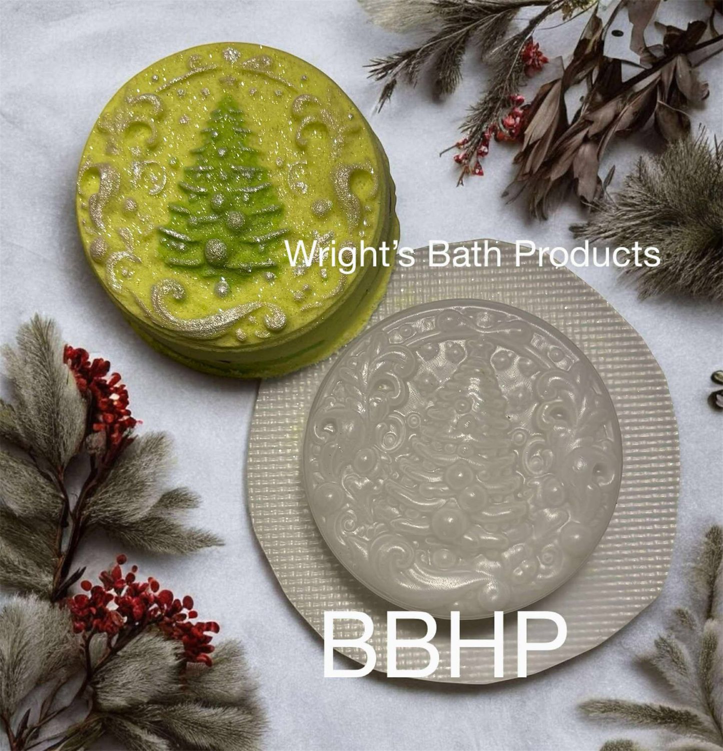 Evergreen Bath bomb mould  BBHP EXCLUSIVE Approx 150g