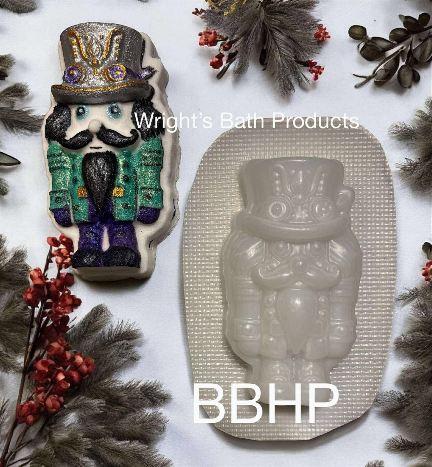 Steampunk Nutcracker bomb mould  BBHP EXCLUSIVE Approx 150g