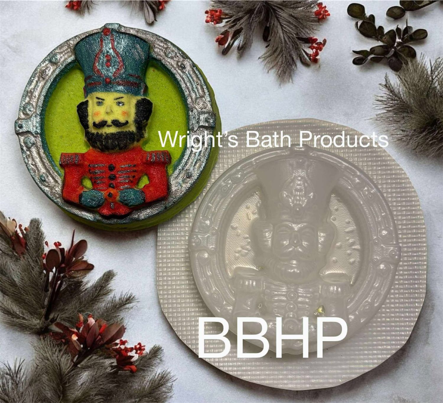 Framed Nutcracker Bath bomb mould  BBHP EXCLUSIVE Approx 150g